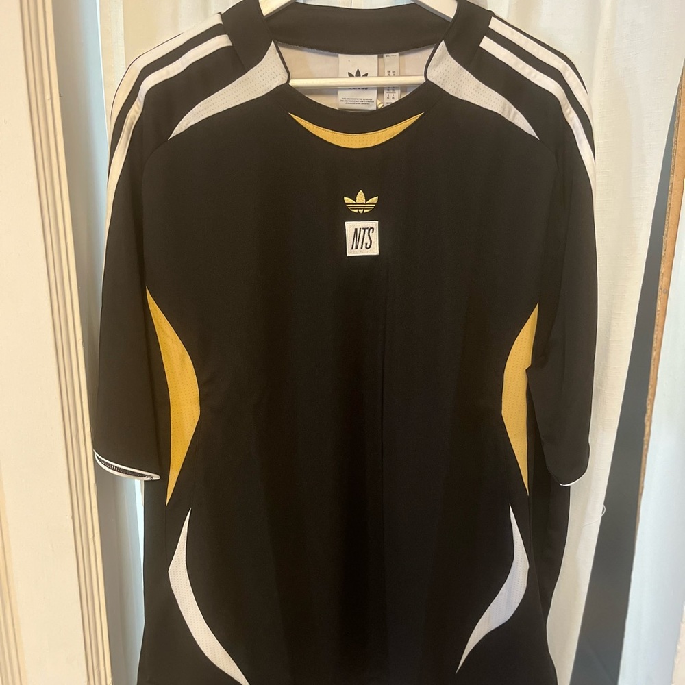 Adidas x NTS Radio Collab Jersey Black Gold New With Tags Size XL